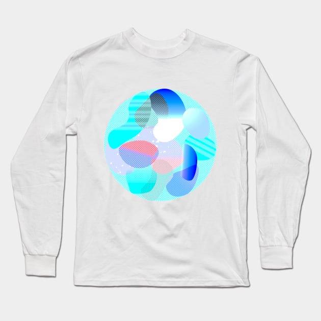 Blue Stones Long Sleeve T-Shirt by stefy